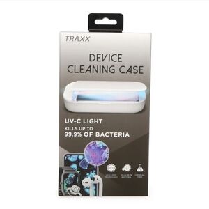 UV-C Light Traxx Device Cleaning Case - White